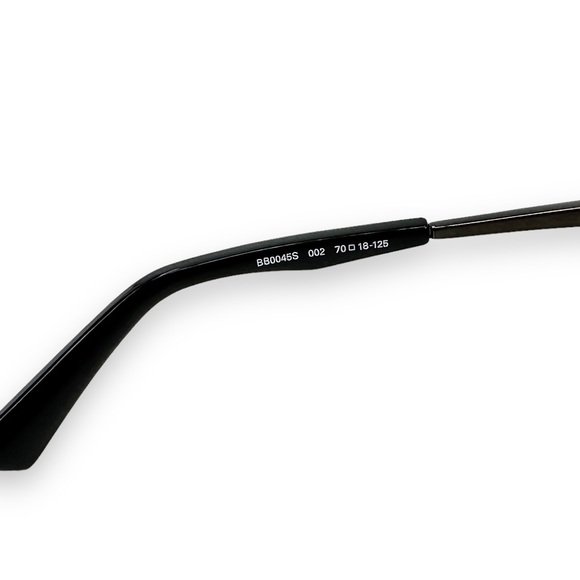 [sold] Balenciaga Black & Brown Y2K Style 70MM Rectangle Sunglasses - Picture 9 of 11